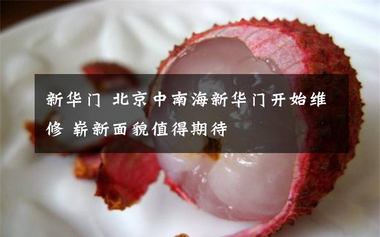 新华门 北京中南海新华门开始维修 崭新面貌值得期待