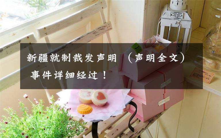 新疆就制裁发声明 （声明全文） 事件详细经过！