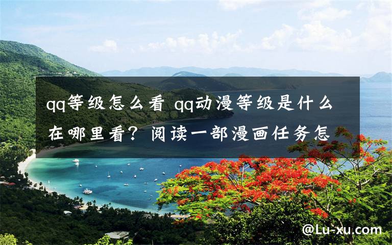 qq等级怎么看 qq动漫等级是什么在哪里看?阅读一部漫画任务怎么完成?