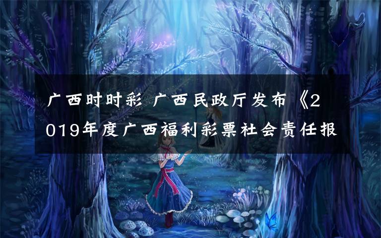 广西时时彩 广西民政厅发布《2019年度广西福利彩票社会责任报告》