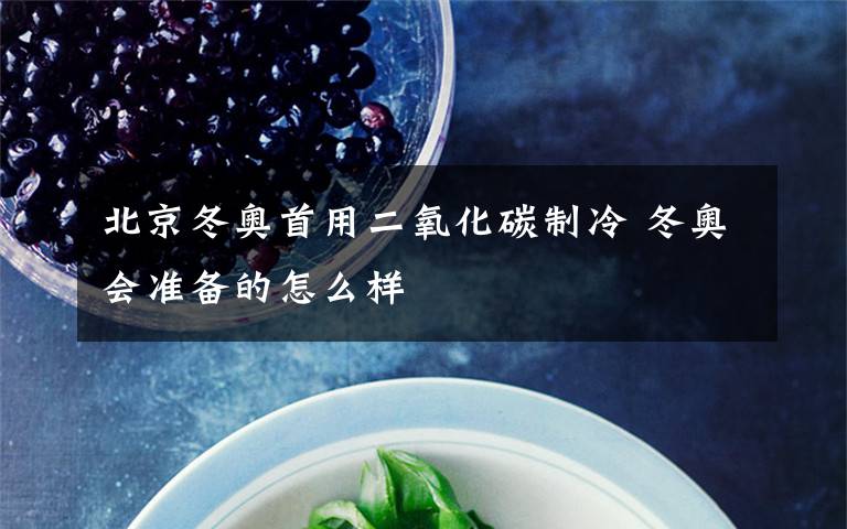 北京冬奥首用二氧化碳制冷 冬奥会准备的怎么样