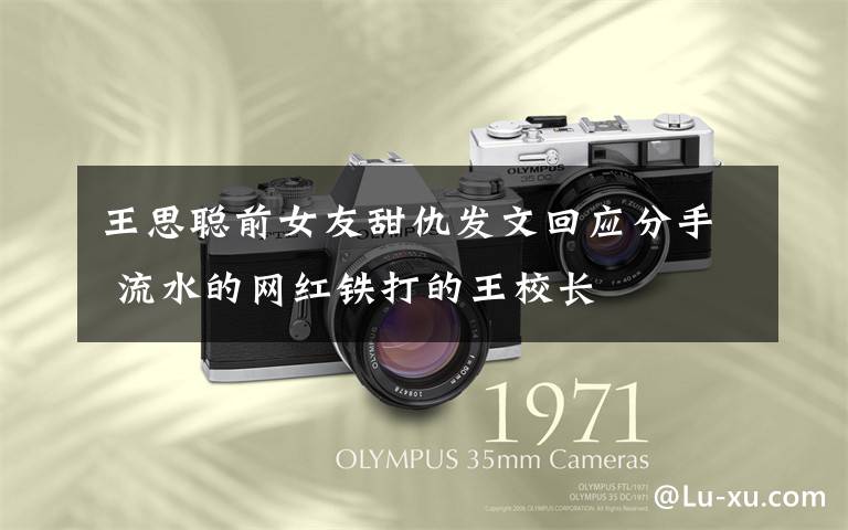 王思聪前女友甜仇发文回应分手 流水的网红铁打的王校长
