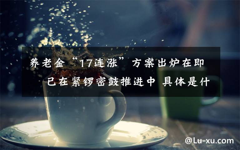 养老金“17连涨”方案出炉在即  已在紧锣密鼓推进中 具体是什么情况？