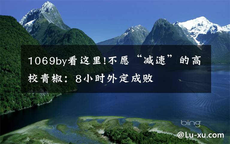1069by看这里!不愿“减速”的高校青椒:8小时外定成败