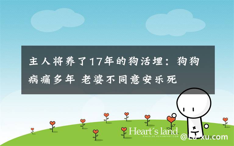主人将养了17年的狗活埋:狗狗病痛多年 老婆不同意安乐死