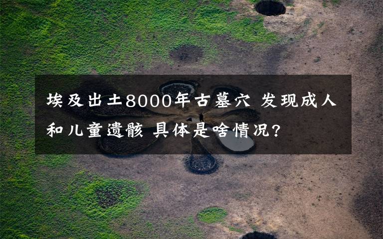 埃及出土8000年古墓穴 发现成人和儿童遗骸 具体是啥情况?