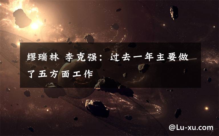 缪瑞林 李克强：过去一年主要做了五方面工作