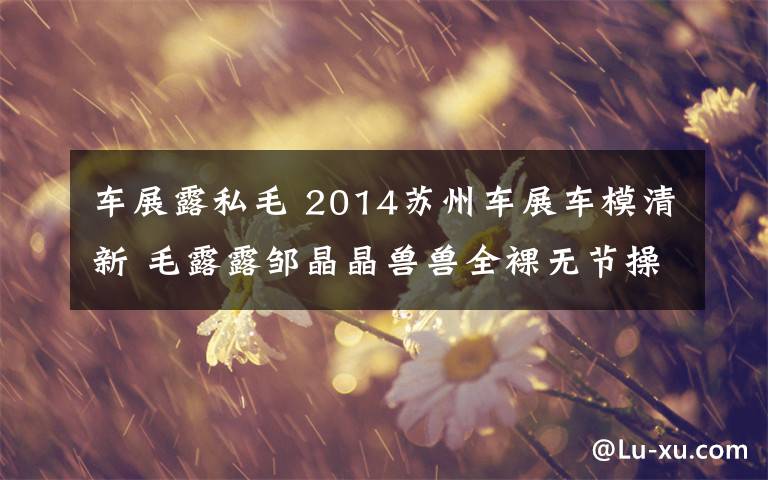 车展露私毛 2014苏州车展车模清新 毛露露邹晶晶兽兽全裸无节操