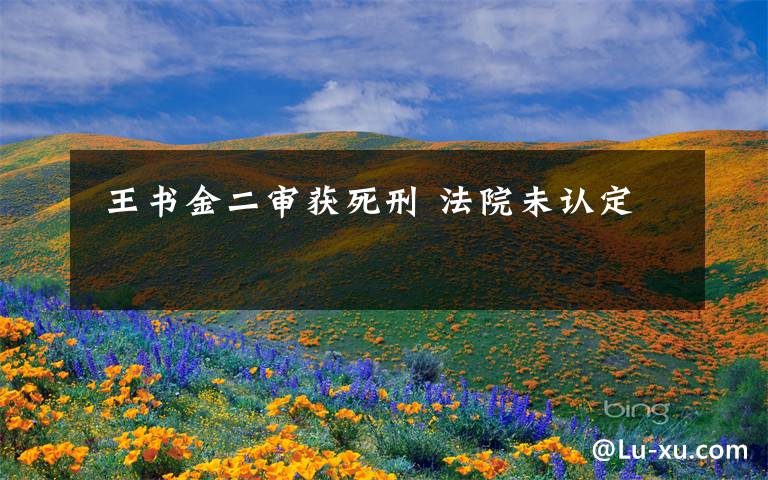 王书金二审获死刑 法院未认定