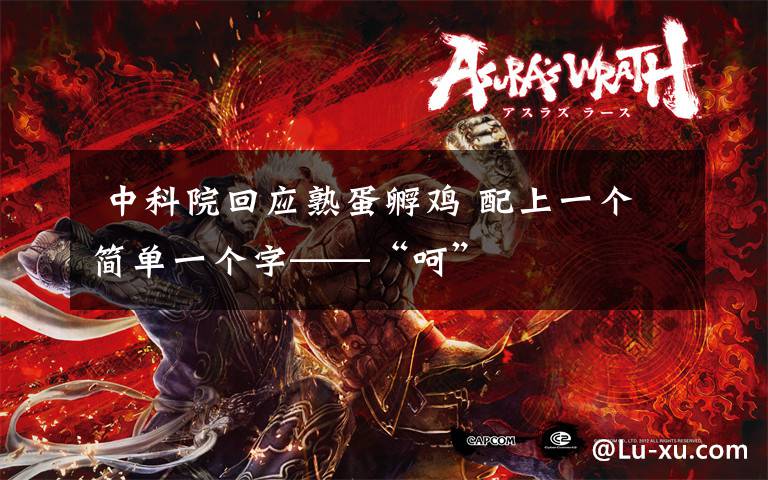 中科院回应熟蛋孵鸡 配上一个简单一个字——“呵”