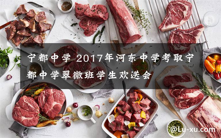 宁都中学 2017年河东中学考取宁都中学翠微班学生欢送会