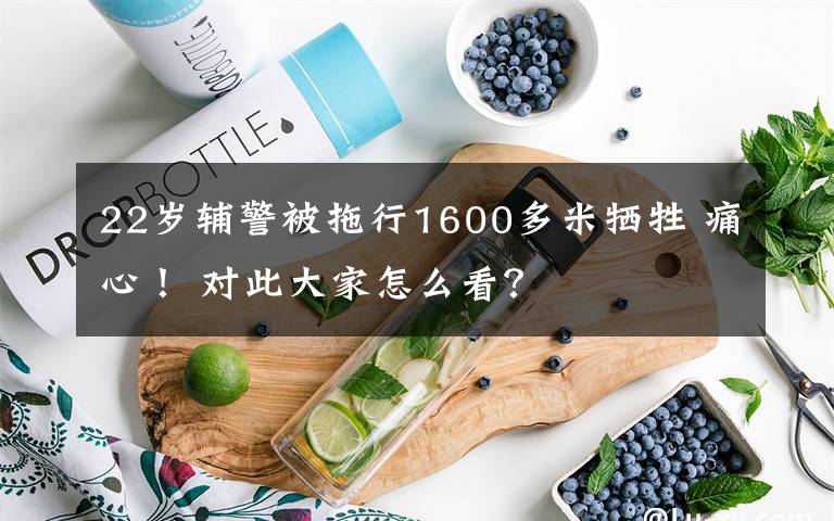 22岁辅警被拖行1600多米牺牲 痛心! 对此大家怎么看?