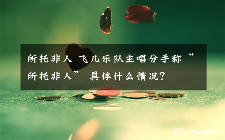 所托非人 飞儿乐队主唱分手称“所托非人” 具体什么情况?