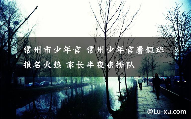 常州市少年宫 常州少年宫暑假班报名火热 家长半夜来排队