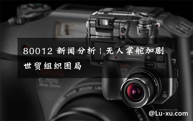 80012 新闻分析 | 无人掌舵加剧世贸组织困局