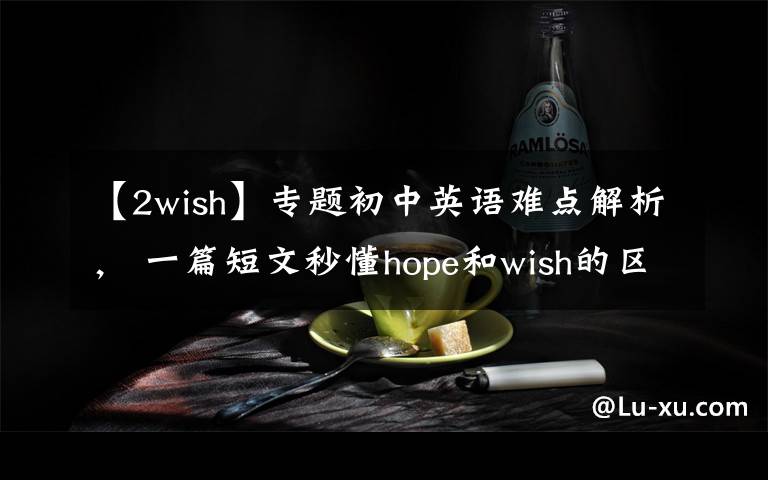 【2wish】专题初中英语难点解析, 一篇短文秒懂hope和wish的区别用法!快收藏