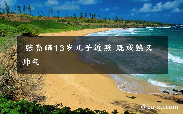 张亮晒13岁儿子近照 既成熟又帅气