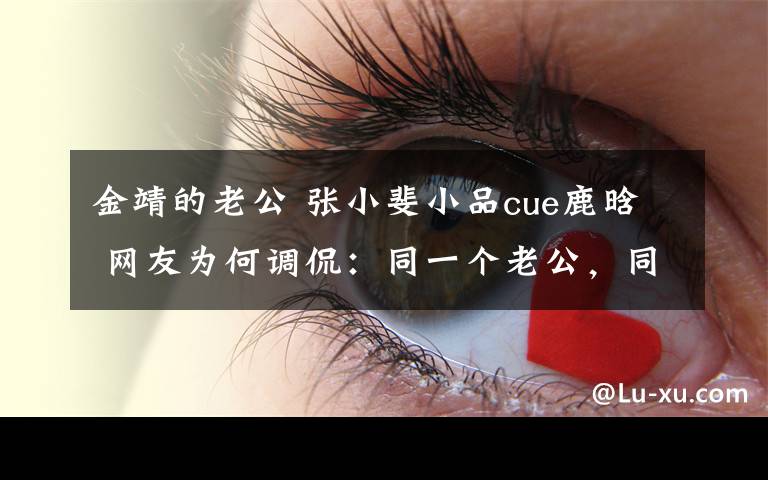 金靖的老公 张小斐小品cue鹿晗 网友为何调侃:同一个老公,同一个爸爸?