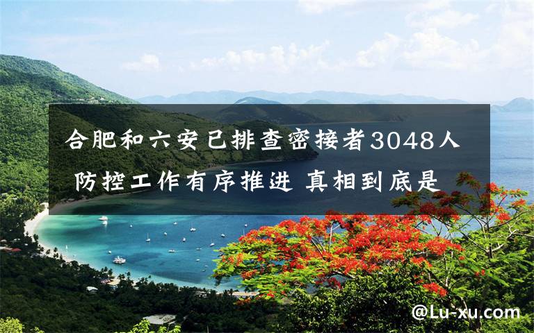 合肥和六安已排查密接者3048人 防控工作有序推进 真相到底是怎样的？