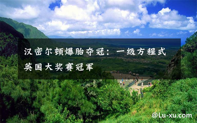 汉密尔顿爆胎夺冠:一级方程式英国大奖赛冠军