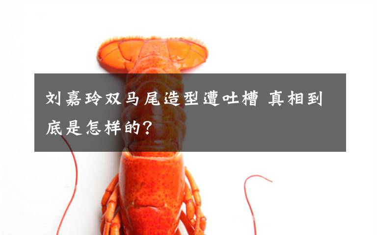 刘嘉玲双马尾造型遭吐槽 真相到底是怎样的?