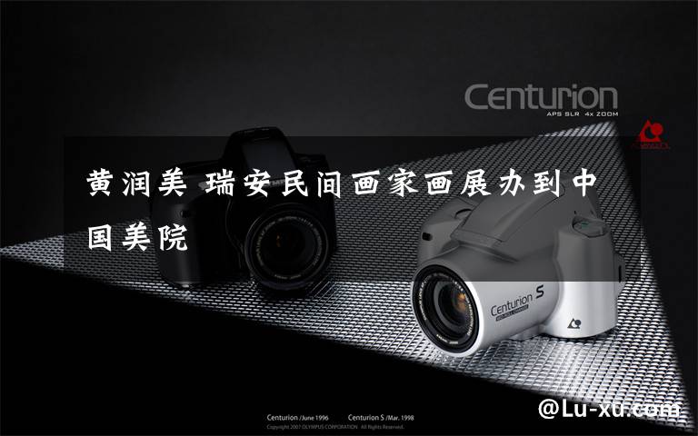 黄润美 瑞安民间画家画展办到中国美院