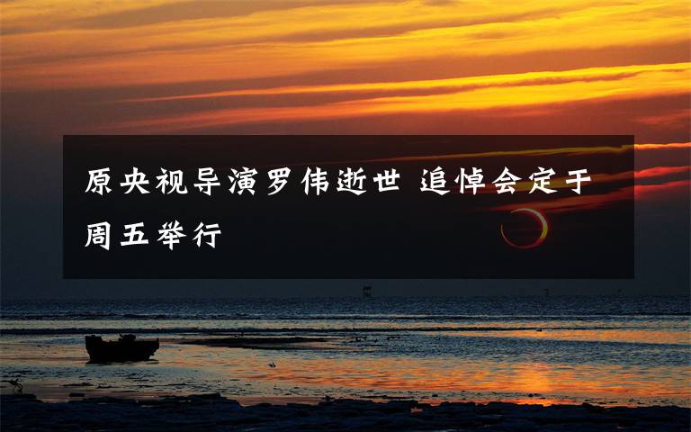 原央视导演罗伟逝世 追悼会定于周五举行