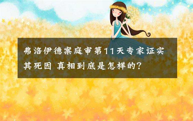 弗洛伊德案庭审第11天专家证实其死因 真相到底是怎样的?