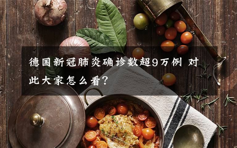 德国新冠肺炎确诊数超9万例 对此大家怎么看?