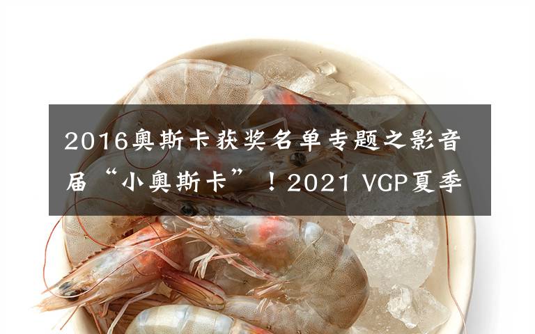 2016奥斯卡获奖名单专题之影音届“小奥斯卡”!2021 VGP夏季获奖名单正式出炉