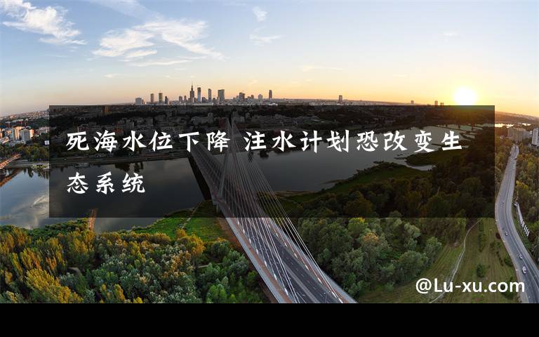 死海水位下降 注水计划恐改变生态系统