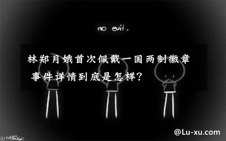 林郑月娥首次佩戴一国两制徽章 事件详情到底是怎样？