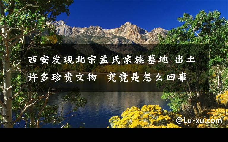 西安发现北宋孟氏家族墓地 出土许多珍贵文物  究竟是怎么回事?