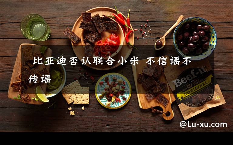 比亚迪否认联合小米 不信谣不传谣