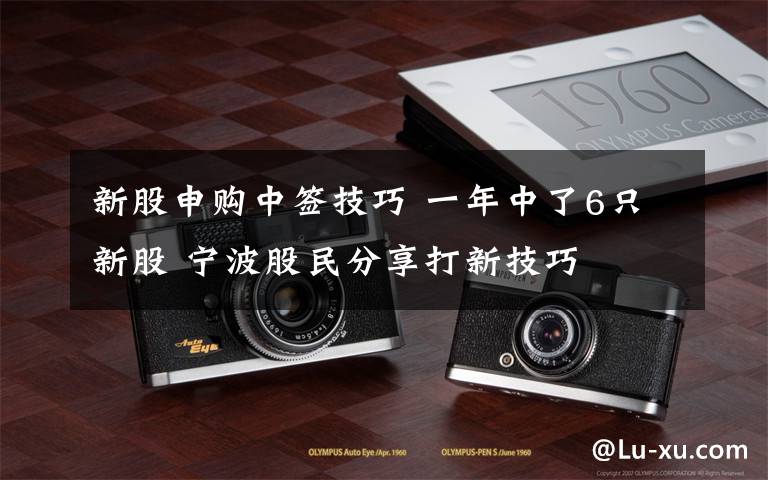 新股申购中签技巧 一年中了6只新股 宁波股民分享打新技巧