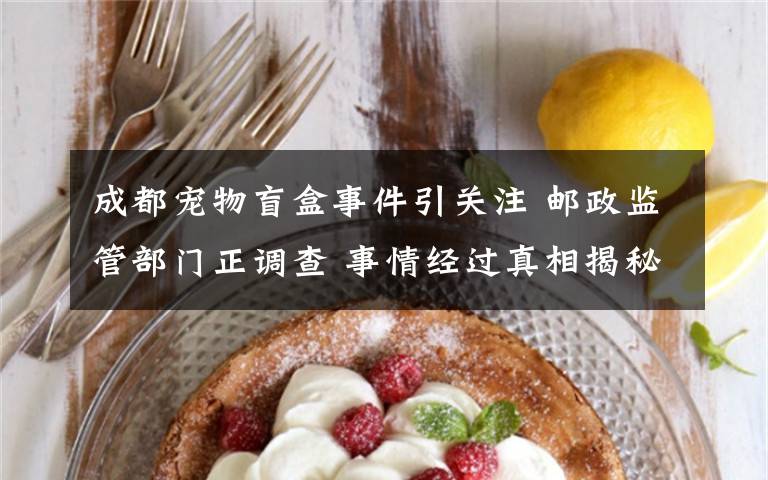 成都宠物盲盒事件引关注 邮政监管部门正调查 事情经过真相揭秘!