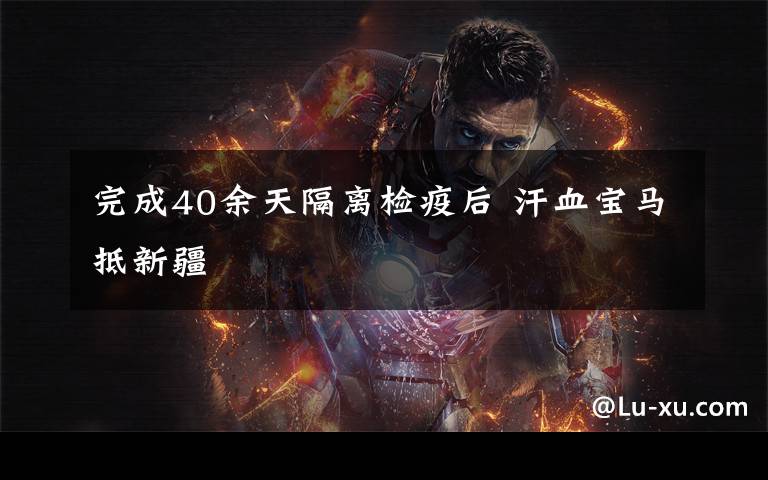 完成40余天隔离检疫后 汗血宝马抵新疆