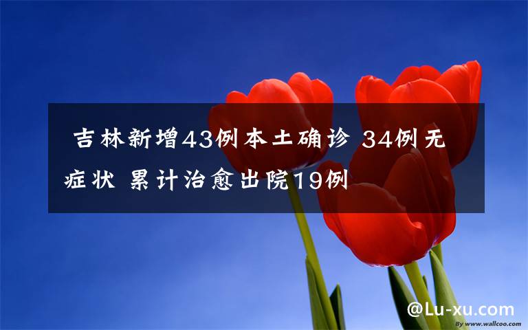 吉林新增43例本土确诊 34例无症状 累计治愈出院19例