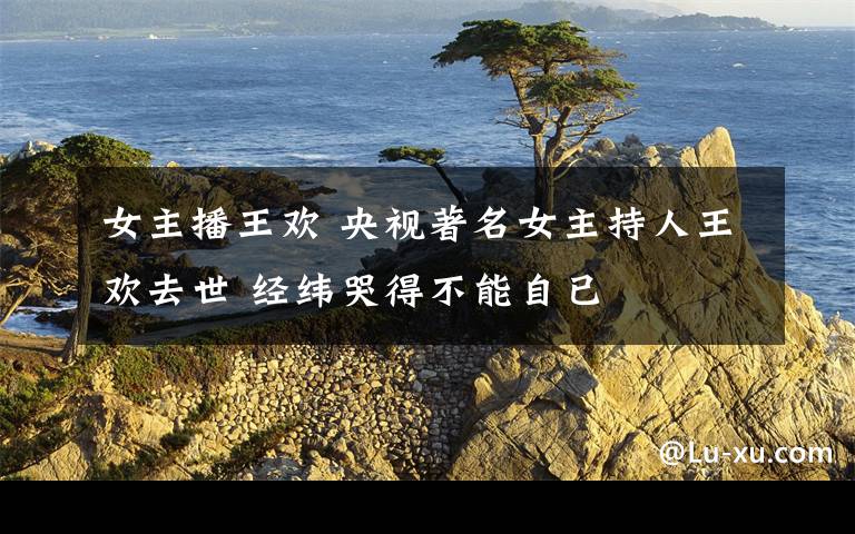 女主播王欢 央视著名女主持人王欢去世 经纬哭得不能自已