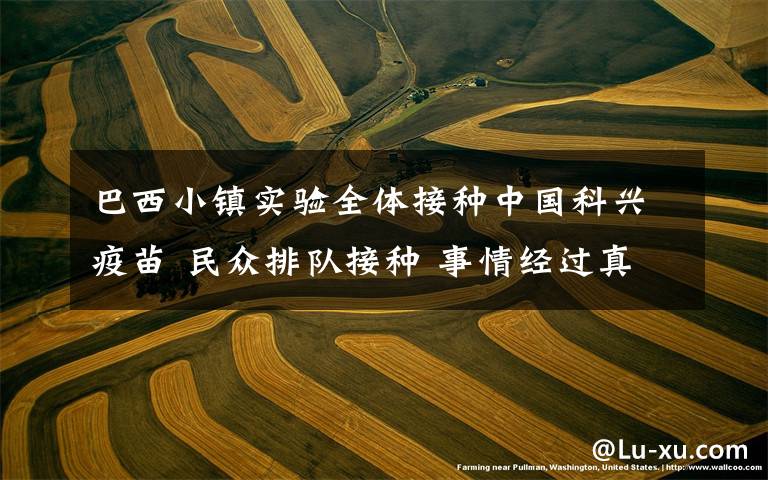 巴西小镇实验全体接种中国科兴疫苗 民众排队接种 事情经过真相揭秘!