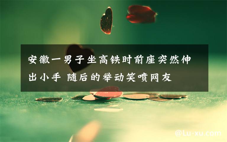 安徽一男子坐高铁时前座突然伸出小手 随后的举动笑喷网友