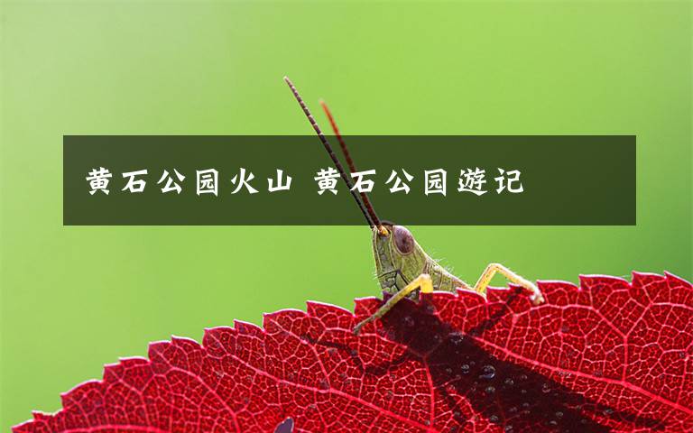 黄石公园火山 黄石公园游记