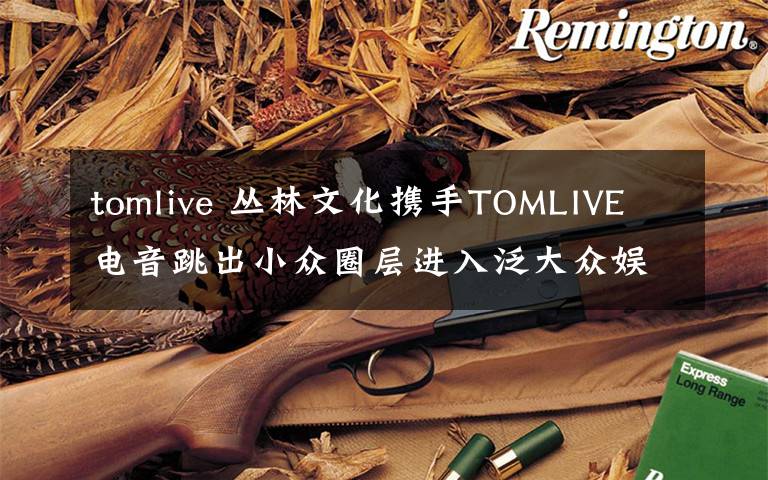 tomlive 丛林文化携手TOMLIVE 电音跳出小众圈层进入泛大众娱乐时代