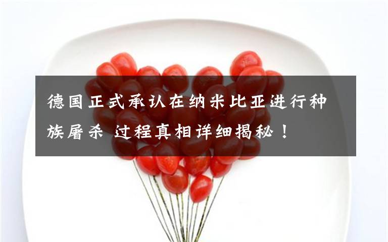 德国正式承认在纳米比亚进行种族屠杀 过程真相详细揭秘!