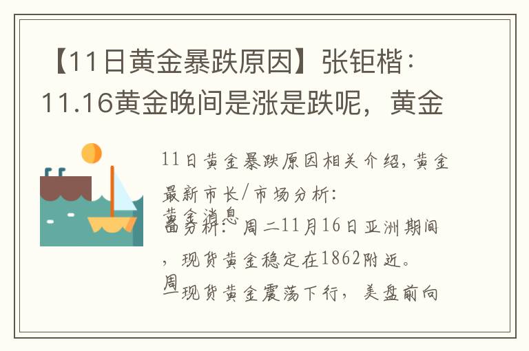 【11日黄金暴跌原因】张钜楷:11.16黄金晚间是涨是跌呢,黄金最新消息及操作策略