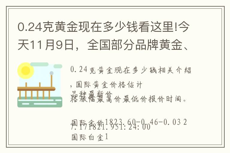 0.24克黄金现在多少钱看这里!今天11月9日，全国部分品牌黄金、铂金调整最新价格