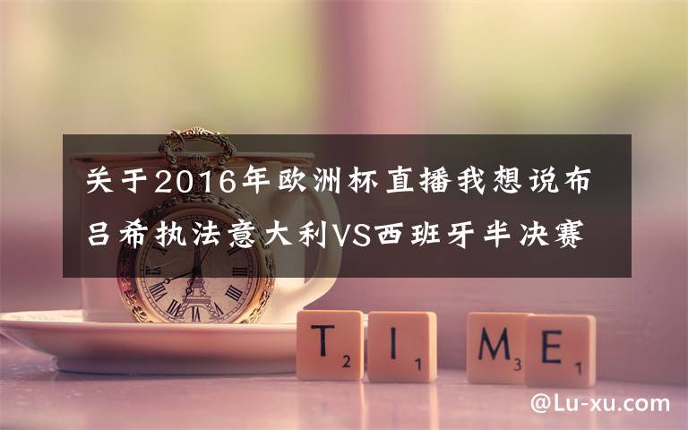 关于2016年欧洲杯直播我想说布吕希执法意大利VS西班牙半决赛,曾在世界杯漏判关键点球