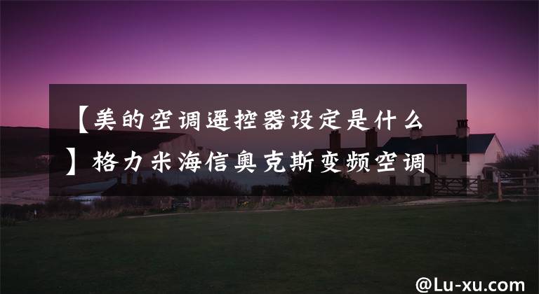 【美的空调遥控器设定是什么】格力米海信奥克斯变频空调设置强制制冷，散热，固定频率模式，水肺。