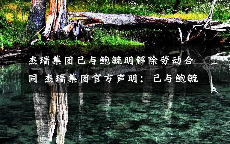 杰瑞集团已与鲍毓明解除劳动合同 杰瑞集团官方声明:已与鲍毓明解除劳动合同