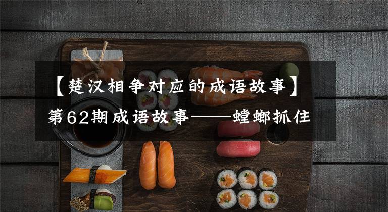 【楚汉相争对应的成语故事】第62期成语故事——螳螂抓住蛇师,进行了无名10面埋伏